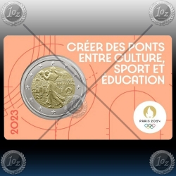 2 EVRO FRANCIJA 2023 "Paris Olympic Games 2024" KARTICA